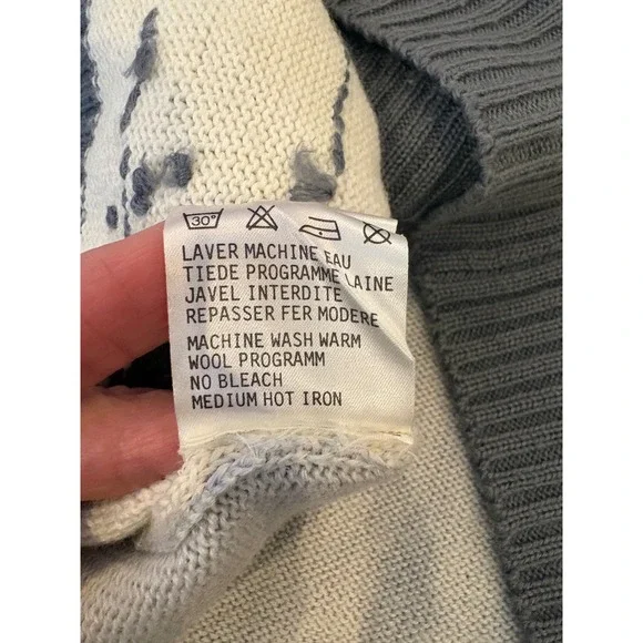 Vtg Rangley L Mallard Duck Scenic Cardigan Sweater Wool Blend grandpacore Read - Picture 8 of 13